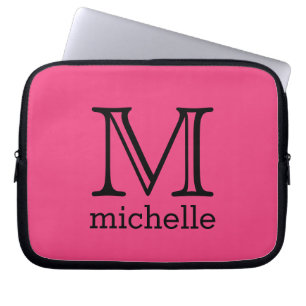 Housse Pour Ordinateur Portable Carrosseries personnalisées Monogramme, Nom et Cou
