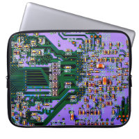 Carte de circuit électronique fermer. arrière - pl