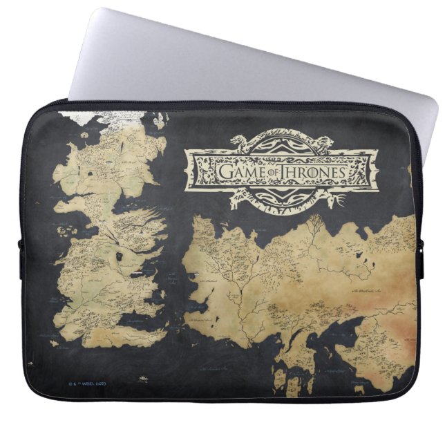 Housse Pour Ordinateur Portable Carte de Westeros (Devant)