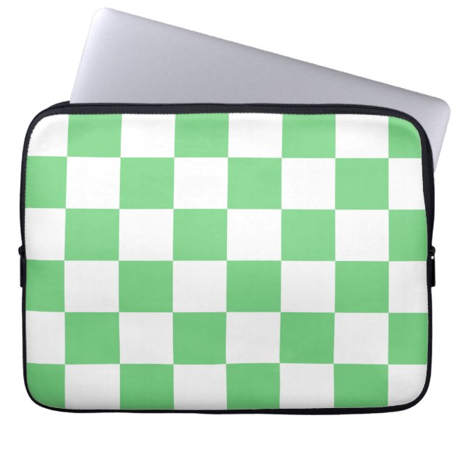 Housse Pour Ordinateur Portable Carton de tableau de bord vert rétro Y2K (Devant)