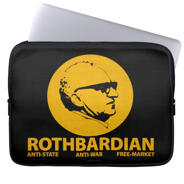 Housse Pour Ordinateur Portable Cas de l'électronique de Rothbardian (Devant)