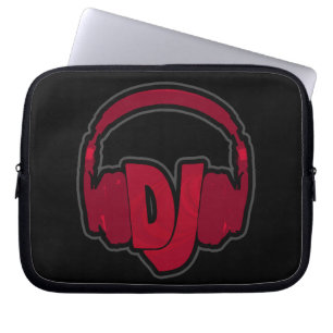 Housse Pour Ordinateur Portable casque DJ musique