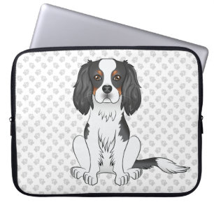 Housse Pour Ordinateur Portable Cavalier King Charles Spaniel tricolore Chien & Pa