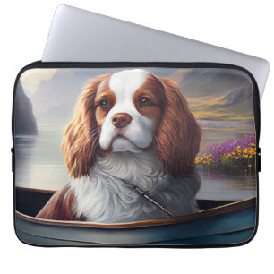 Housse Pour Ordinateur Portable Cavalier King sur une rame : une aventure Pittores