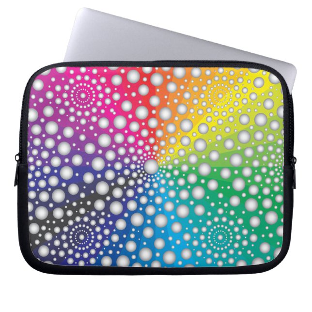 Housse Pour Ordinateur Portable Cercles Mandala 2 (Devant)