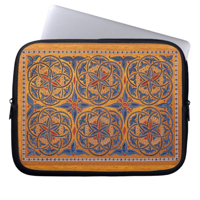 Housse Pour Ordinateur Portable Cercles médiévaux (Devant)