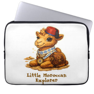 Housse Pour Ordinateur Portable Chameau Explorateur Marocain Petit Personnalisé –
