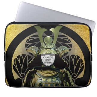 Housse Pour Ordinateur Portable Changeable Votre Photo, Casque Samurai