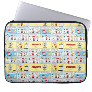 Housse Pour Ordinateur Portable Charlie Brown   Boule à neige