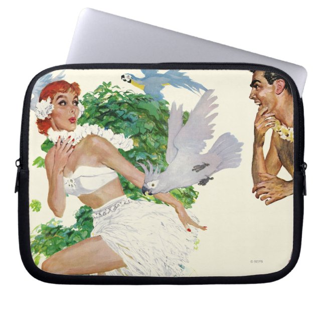 Housse Pour Ordinateur Portable Charme des îles (Devant)