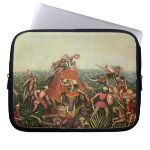Housse Pour Ordinateur Portable Chasse à tigre, 1892 (huile sur la toile)