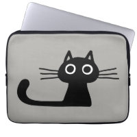 Chat cool Black Kitty | Whimsical Animal Art