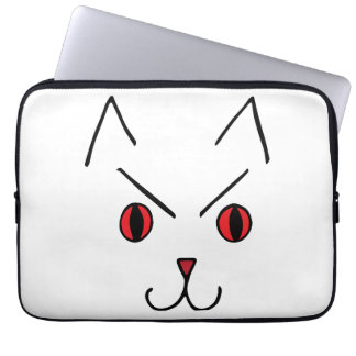 Housse Pour Ordinateur Portable Chat démon en colère