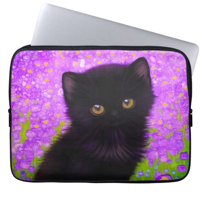 Housse Pour Ordinateur Portable Chat Gustav Klimt (Devant)