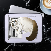Chat Ragdoll Fluffy Lavande Ordinateur Portable Dr