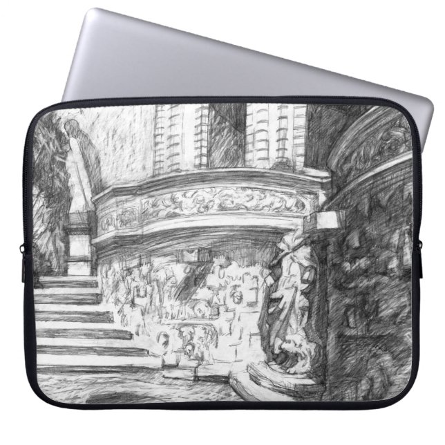 Housse Pour Ordinateur Portable Château (Devant)