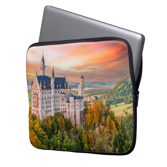 Housse Pour Ordinateur Portable château de Neuschwanstein (devant gauche)
