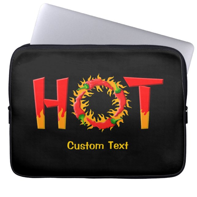 HOUSSE POUR ORDINATEUR PORTABLE CHAUD (Devant)