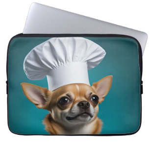 Housse Pour Ordinateur Portable Chef Chihuahua
