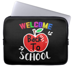 Housse Pour Ordinateur Portable Chemise de retour à l'école Drôle Enseignants Étud
