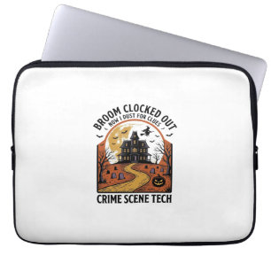 Housse Pour Ordinateur Portable Chemise de technicien de scène de crime Funny Hall