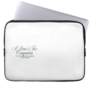 Housse Pour Ordinateur Portable Chemise drôle de soutien informatique