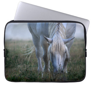 Housse Pour Ordinateur Portable Cheval blanc