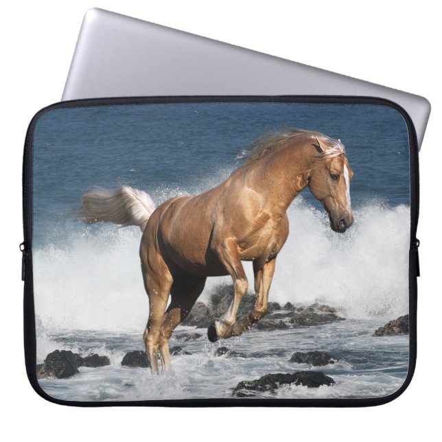 Housse Pour Ordinateur Portable Chevaux d'imaginaire : Éclaboussure d'été (Devant)