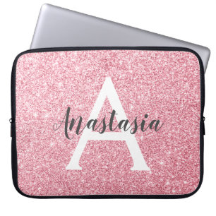 Housse Pour Ordinateur Portable Chic et tendance Rose Parties scintillant or étinc