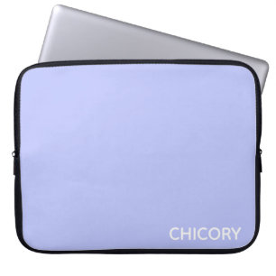 Housse Pour Ordinateur Portable Chicorée Nom de couleur bleu Fleur