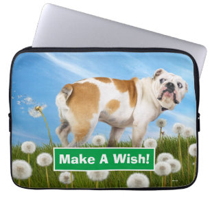 Housse Pour Ordinateur Portable Chien avec Dandelion