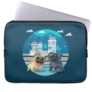 Housse Pour Ordinateur Portable Chien Chien Pal Laisser la mission commencer