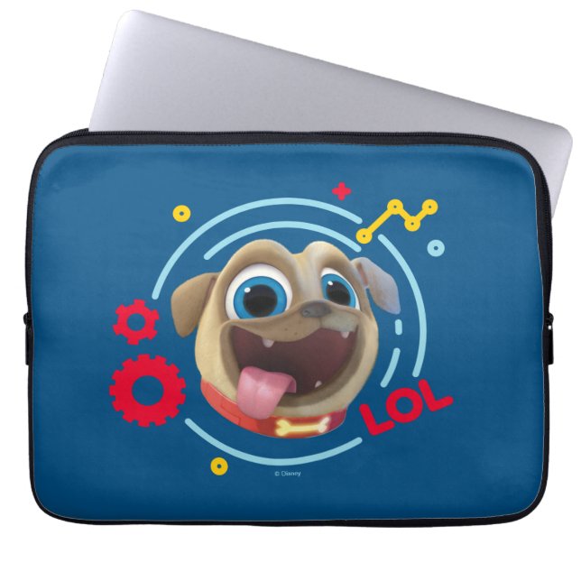 Housse Pour Ordinateur Portable Chien Chien Pal | Rolly - LOL (Devant)