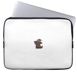 Housse Pour Ordinateur Portable Chien effrayant mignon � Chien de Halloween Kawaii