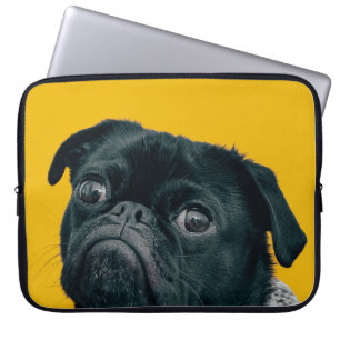 Housse Pour Ordinateur Portable chien jaune