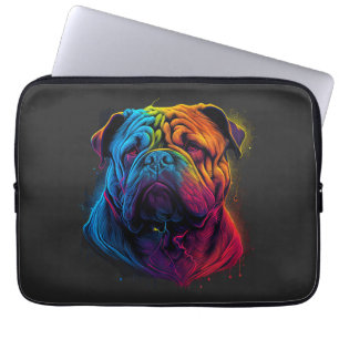 Housse Pour Ordinateur Portable Chien Shar Pei, Shar-Pei, chinois clair et luffeux