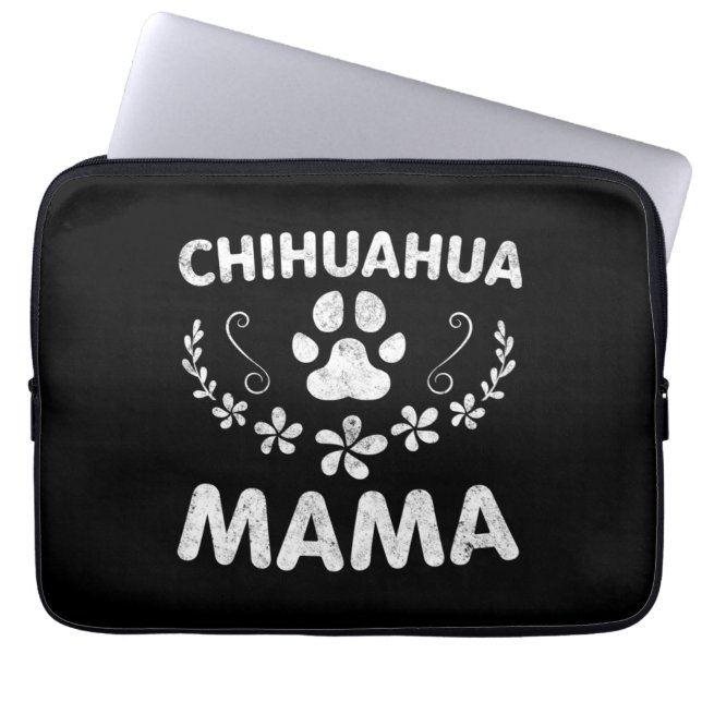 Housse Pour Ordinateur Portable Chihuahua Mama (Devant)