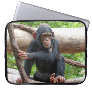 Housse Pour Ordinateur Portable Chimpanzée 001