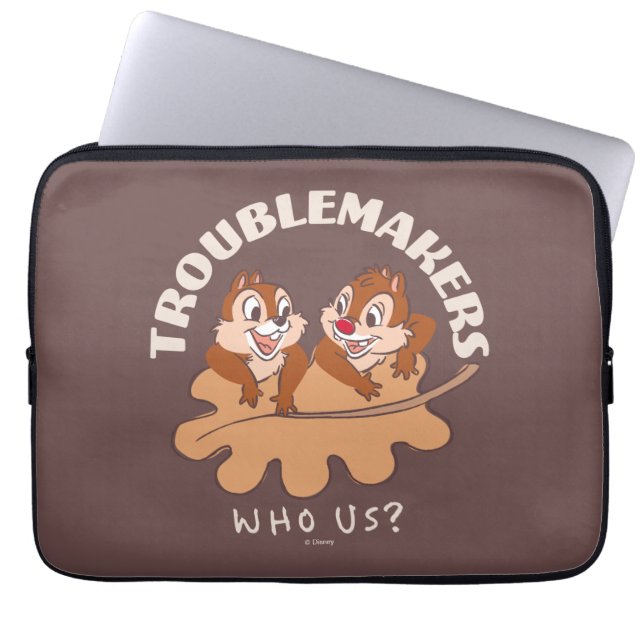 Housse Pour Ordinateur Portable Chip & Dale Troublemakers (Devant)