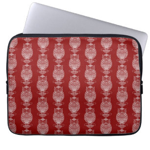 Housse Pour Ordinateur Portable Chouette (rouge) - Manche d'ordinateur portable