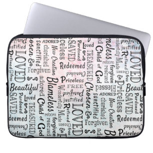 Housse Pour Ordinateur Portable Chrétien Chrétien Paroles D'Affirmation