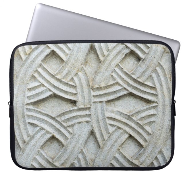 Housse Pour Ordinateur Portable Christian Stone Carving Ancien Motif (Devant)