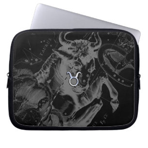 Housse Pour Ordinateur Portable Chrome Style Taurus Zodiac Connexion Hevelius Blac