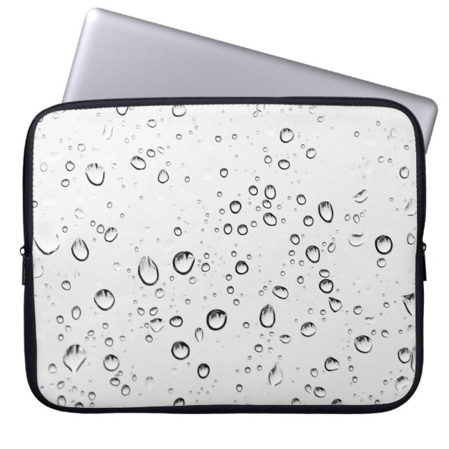 Housse Pour Ordinateur Portable Chute des gouttes de pluie (Devant)