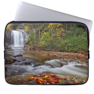 Housse Pour Ordinateur Portable Chutes de Looking Glass Forêt nationale de Pisgah