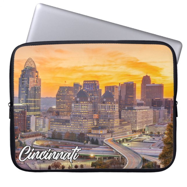 Housse Pour Ordinateur Portable Cincinnati, Ohio, États-Unis (Devant)