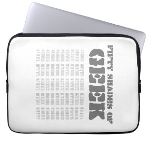 Housse Pour Ordinateur Portable Cinquante nuances de Geek