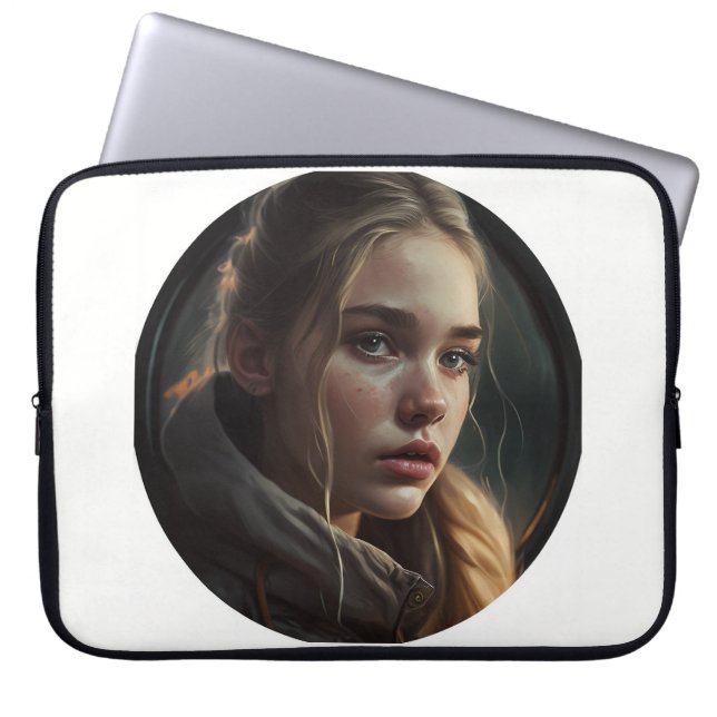 Housse Pour Ordinateur Portable Circle girl (Devant)