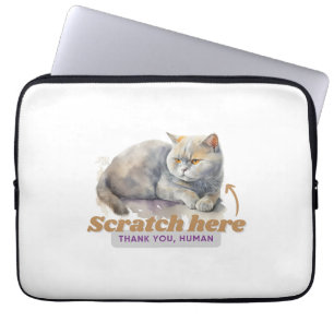 Housse Pour Ordinateur Portable Citation Adorable Propriétaires de Chat Occasion S