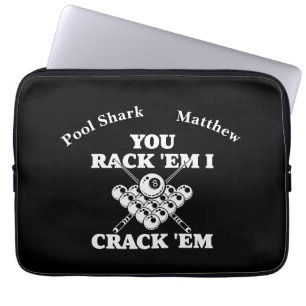 Housse Pour Ordinateur Portable Citation de billard populaire en gras